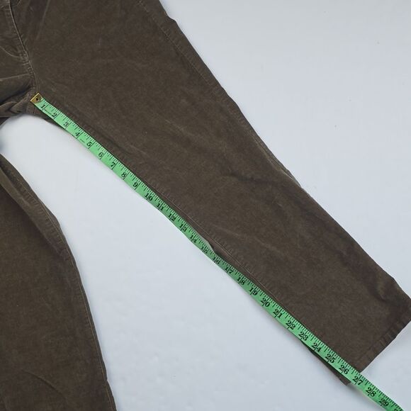 J. Jill -1315 Women's Brown Mid Rise Cotton Blend Pockets Corduroy Pants Size 8P - Picture 8 of 8